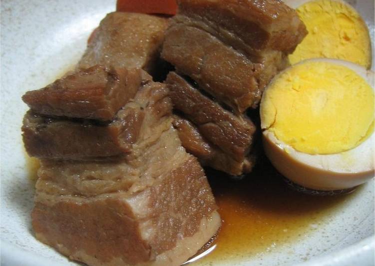 Simple Way to Make Super Quick Homemade So Tender! Buta no Kakuni - Simmered Pork Belly