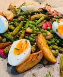 Awesome asparagus tray bake