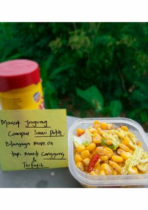 Foto resep Oseng-oseng Jagung dan Sawi putih ala anak kost