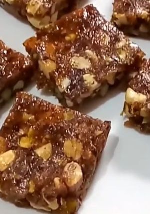 A picture of Dry fruits Barfi without sugar.