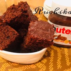 A picture of Nutella Brownies.
