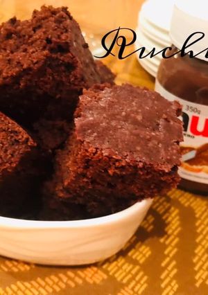 A picture of Nutella Brownies.