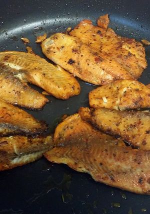 A picture of Lemon spice pan fried tilapia.