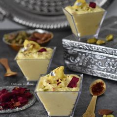 A picture of Rasmalai Mousse.