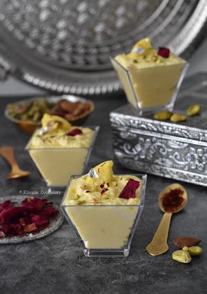 A picture of Rasmalai Mousse.