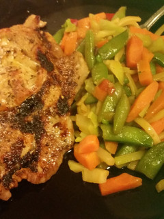 A picture of Hot and Sweet Pork Chops.
