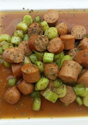 A picture of Sausage And Leek.
