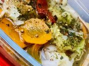 Una foto de repollo en escabeche