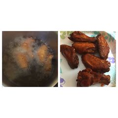 A picture of Fried Buffalo Chicken Wings.