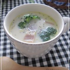 A picture of Chinese Cabbage & Bacon Milk Soup.