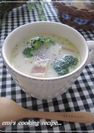 A picture of Chinese Cabbage & Bacon Milk Soup.