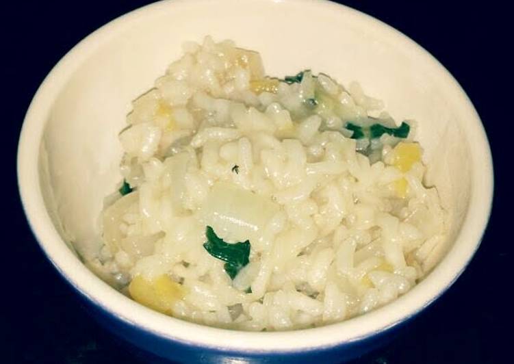 Simple Way to Make Super Quick Homemade Vegan Ginger Risotto
