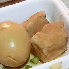 A picture of Pork-kakuni with Eggs.