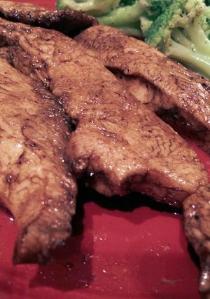 A picture of Honey Balsamic Chicken Tenders.