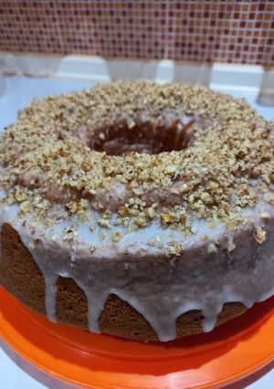 Φωτογραφία της συνταγής Carrot cake με καρύδια και γλάσο