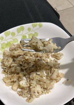 Una foto de Arroz con pescado