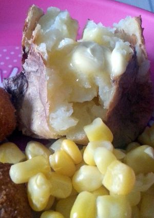 A picture of The Quickest Way to Crispy Jacket Potatoes.