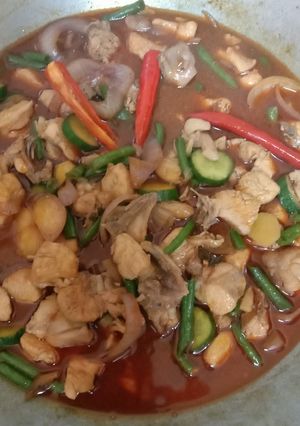 Gambar Paprik ayam simple