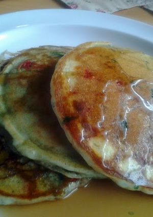 A picture of Birthday Cake Pancakes.