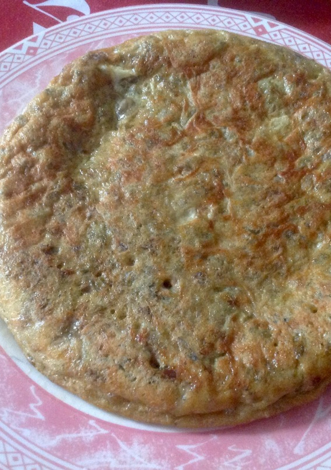 Una foto de Tortilla de habas tiernas