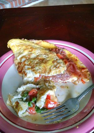 A picture of Zack's Delectable Omlet.