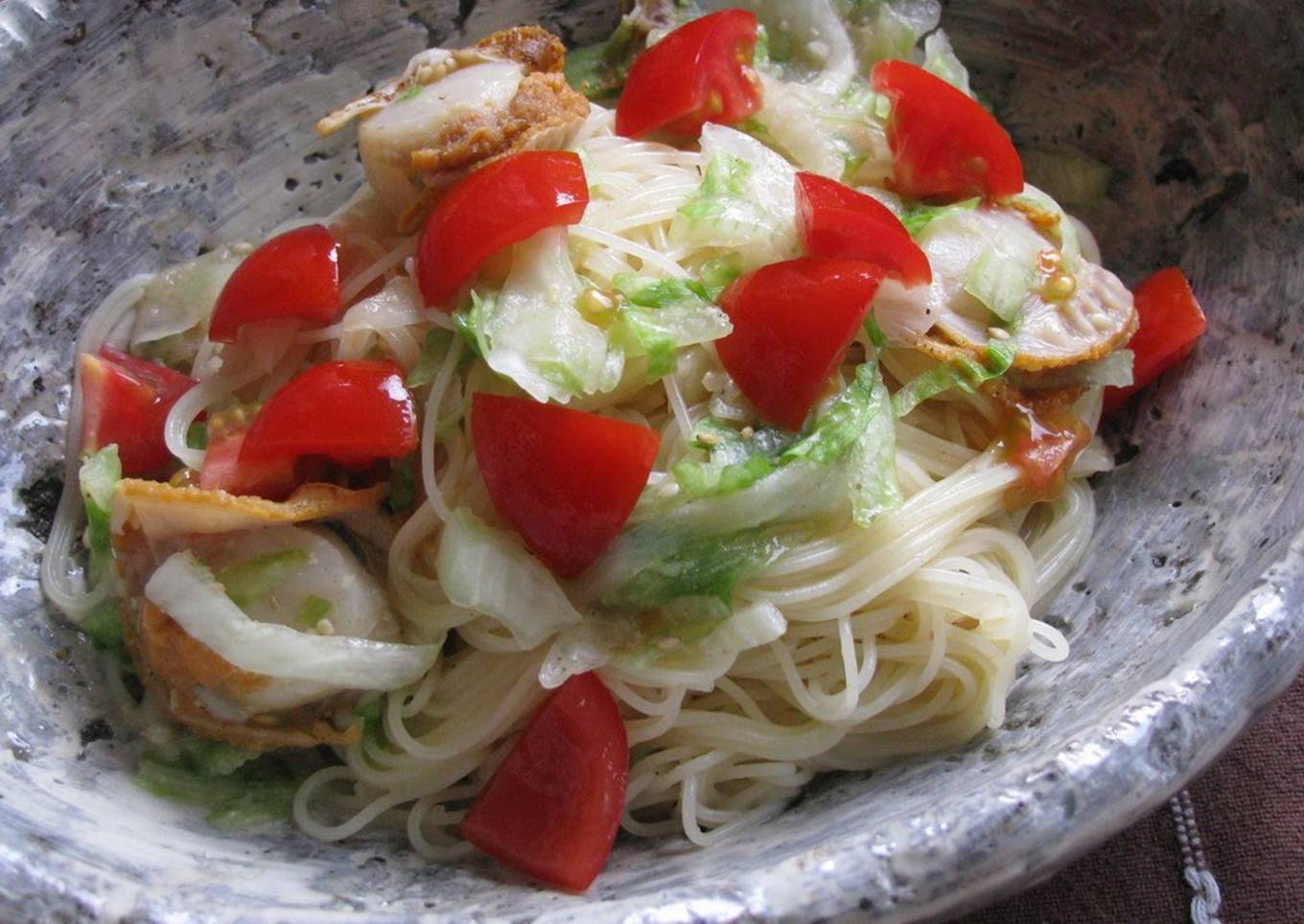 Chilled Creamy Pasta with Soy Milk
