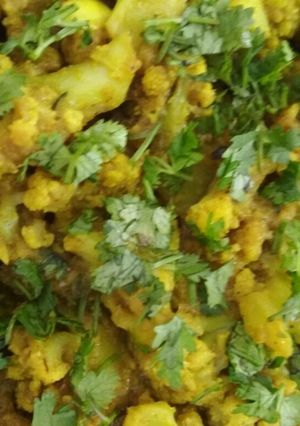 A picture of Gobi ki Sabji.