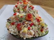 Una foto de arroz con pencas