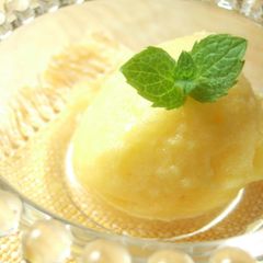 A picture of Real Pineapple Sherbet.