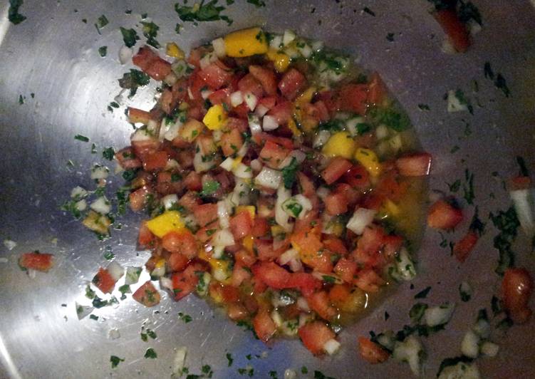 Recipe of Super Quick Homemade mango salsa