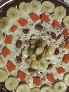 A picture of Chocovanilla cheese cake.