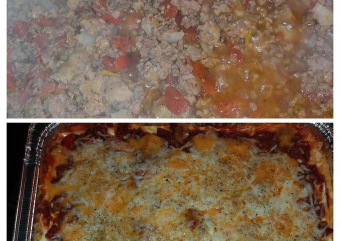 BgCtGal's 3 Meat N Cheese Lasagna