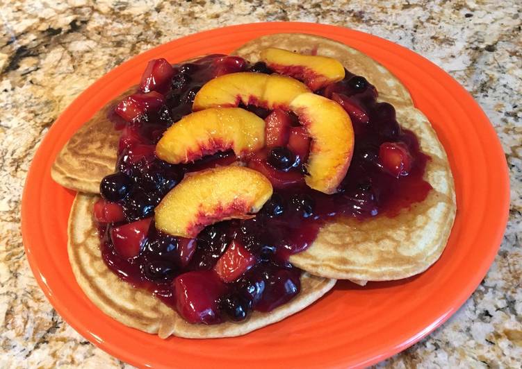 Steps to Prepare Speedy Whole Wheat Pancakes