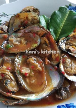 Foto resep Kerang saus tiram pedas