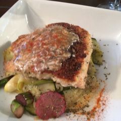 Potato Breaded Salmon A picture of Potato Breaded Salmon.