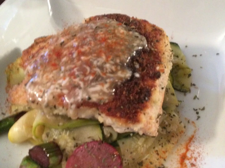 Easy Way Make Potato Breaded Salmon which So Delicious