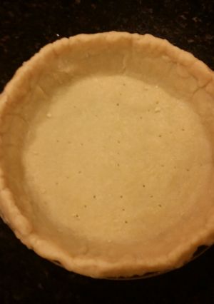 A picture of Mom's Blue Ribbon Pie Crust.