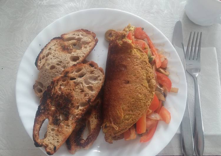 Vegan Gluten-Free Tofu Omlette