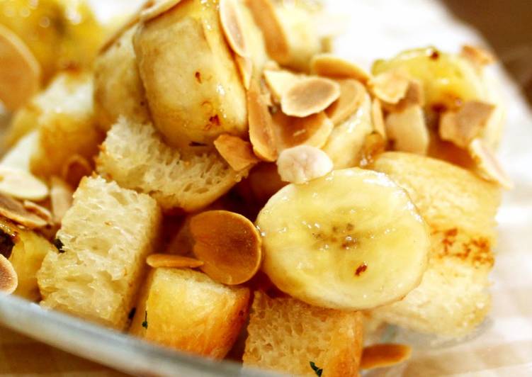 Recipe of Quick Caramel Banana Toast in 5 Minutes