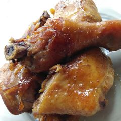 A picture of Garlic ginger chicken baked.