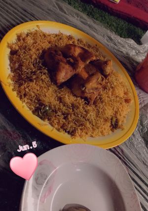 صورة لوصفة كبسة دجاج على الطريقة السعوديه