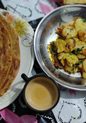 A picture of Desi Nashta.