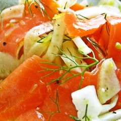 A picture of Smoked Salmon and Fennel Salad.