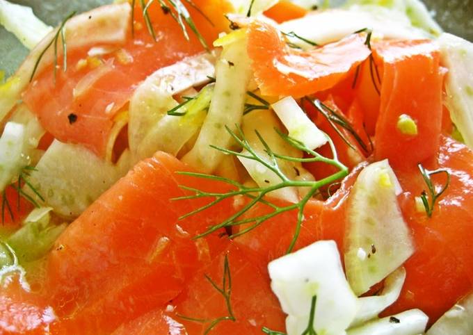 Smoked Salmon and Fennel Salad