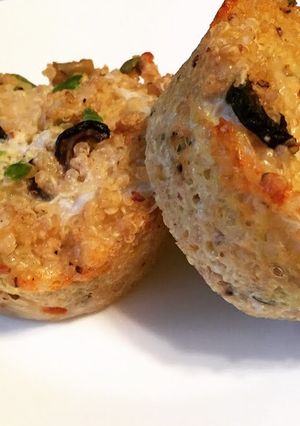 A picture of Iowa Girls Quinoa Pizza Bites - Gluten Free.