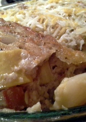 A picture of Brenda's Squash Casserole.