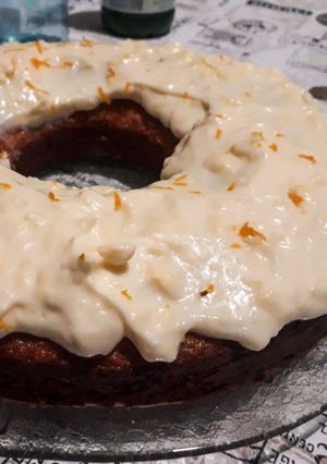 Una foto de Carrot cake