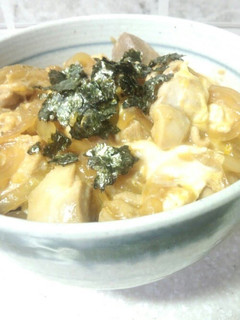 A picture of Easy Chicken-Egg Rice Bowl.