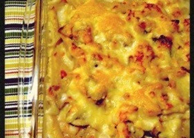 Recipe: Appetizing Chicken and Shrimp Gratin