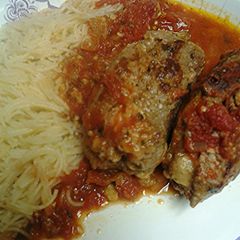 A picture of braciole.